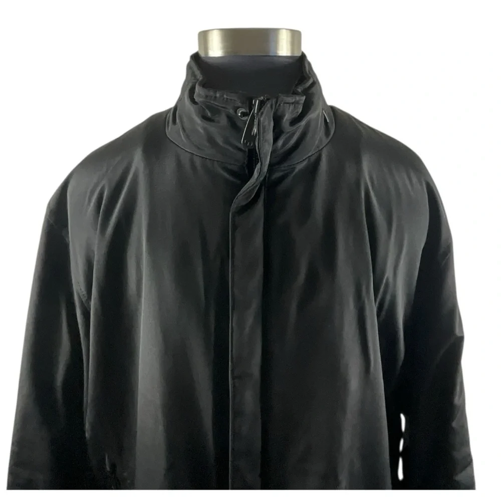 TUMI T TECH‎ Commuter Waterproof Hooded Men Plus Size Two Layer  Black Coat
